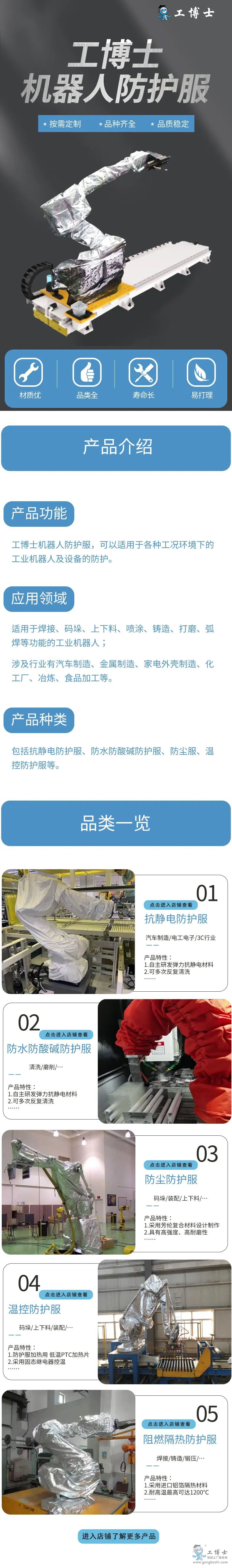機(jī)器人防護(hù)服 防護(hù)罩