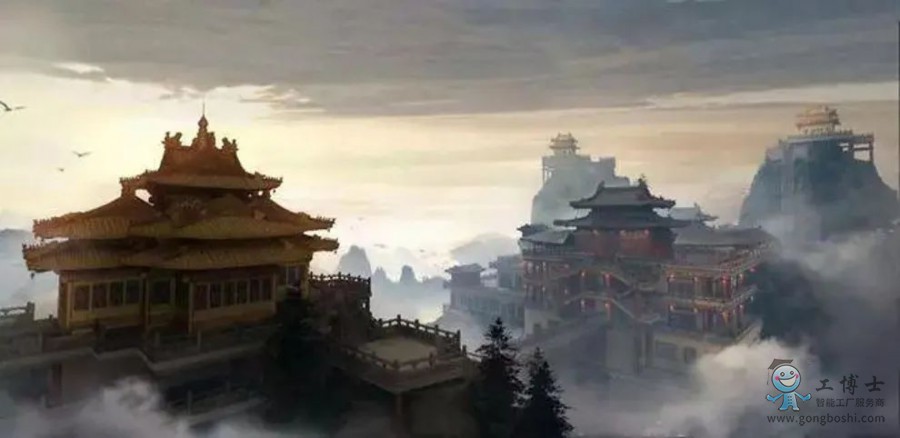 參賽團隊制作的老君山場景